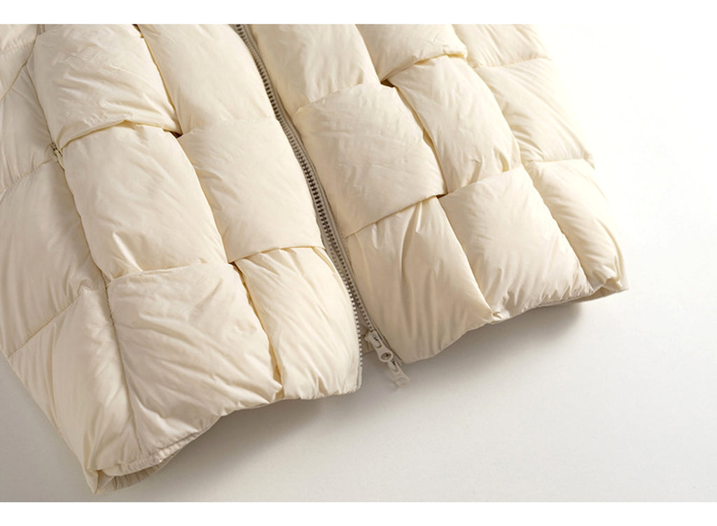 Warm Down Short Vest Autumn And Winter White Duck Down Women Jacket - enhanced image 5