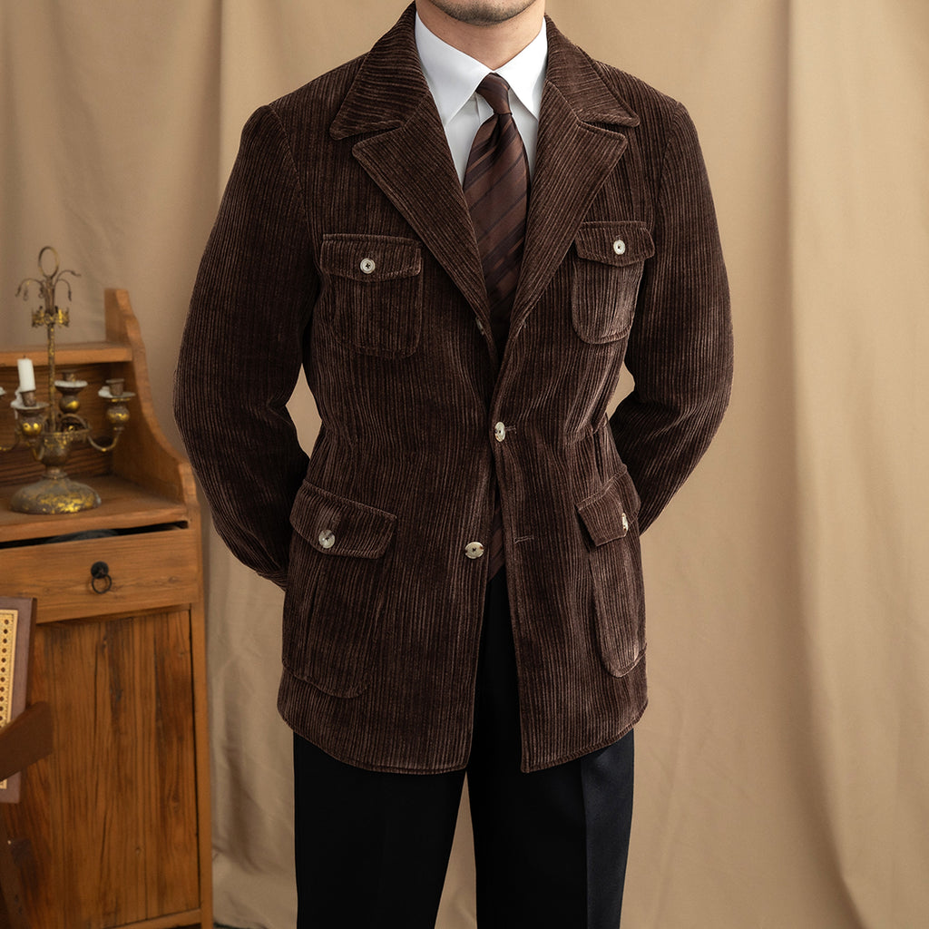 Warm Winter Chenille Hunting Jacket Men - enhanced image 5