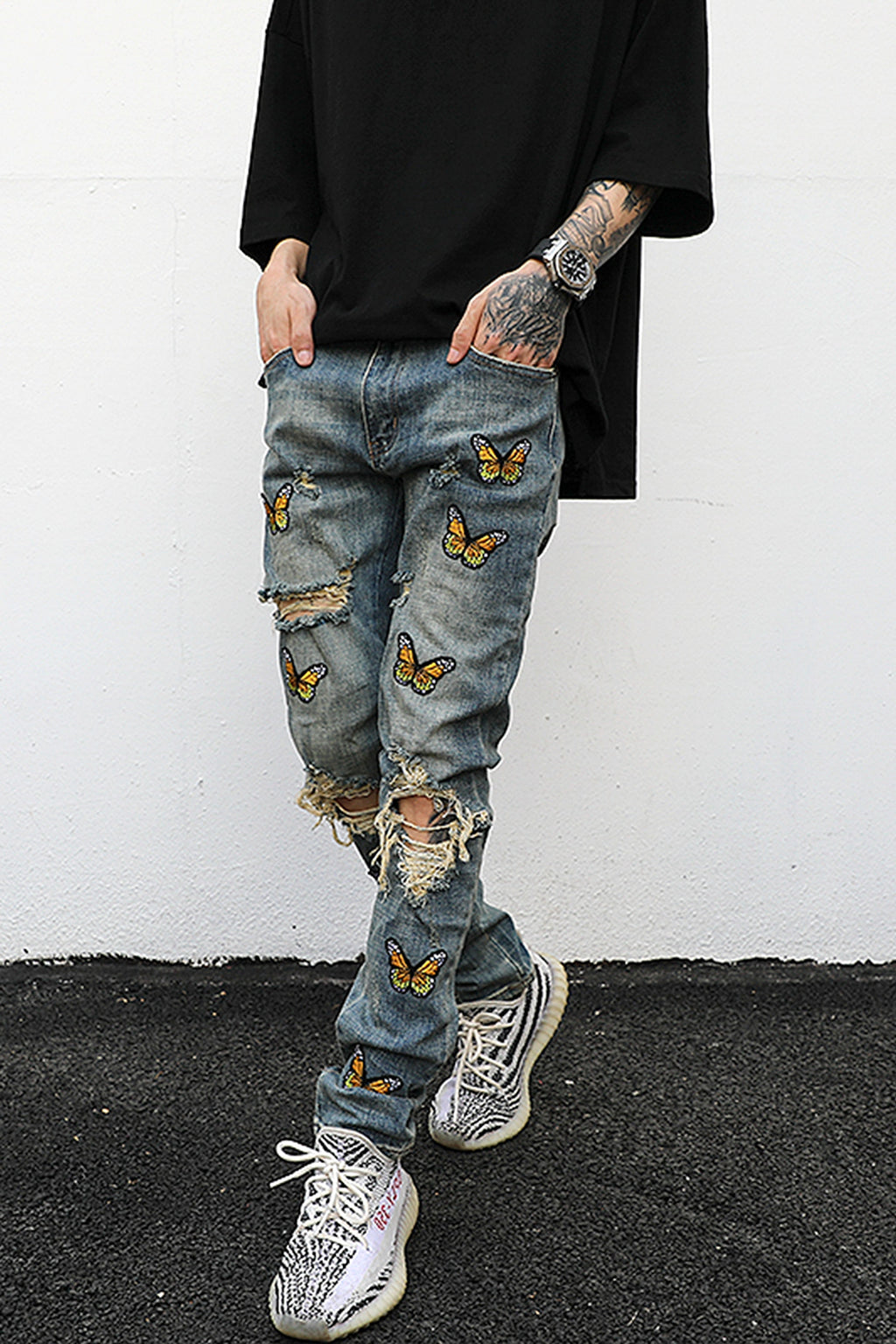 Women 's Butterfly jeans - enhanced image 5