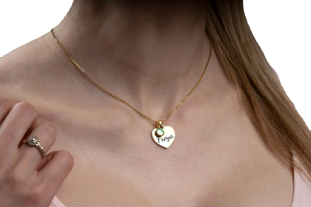 Women's English Letter Stainless Steel Necklace - enhanced image 5