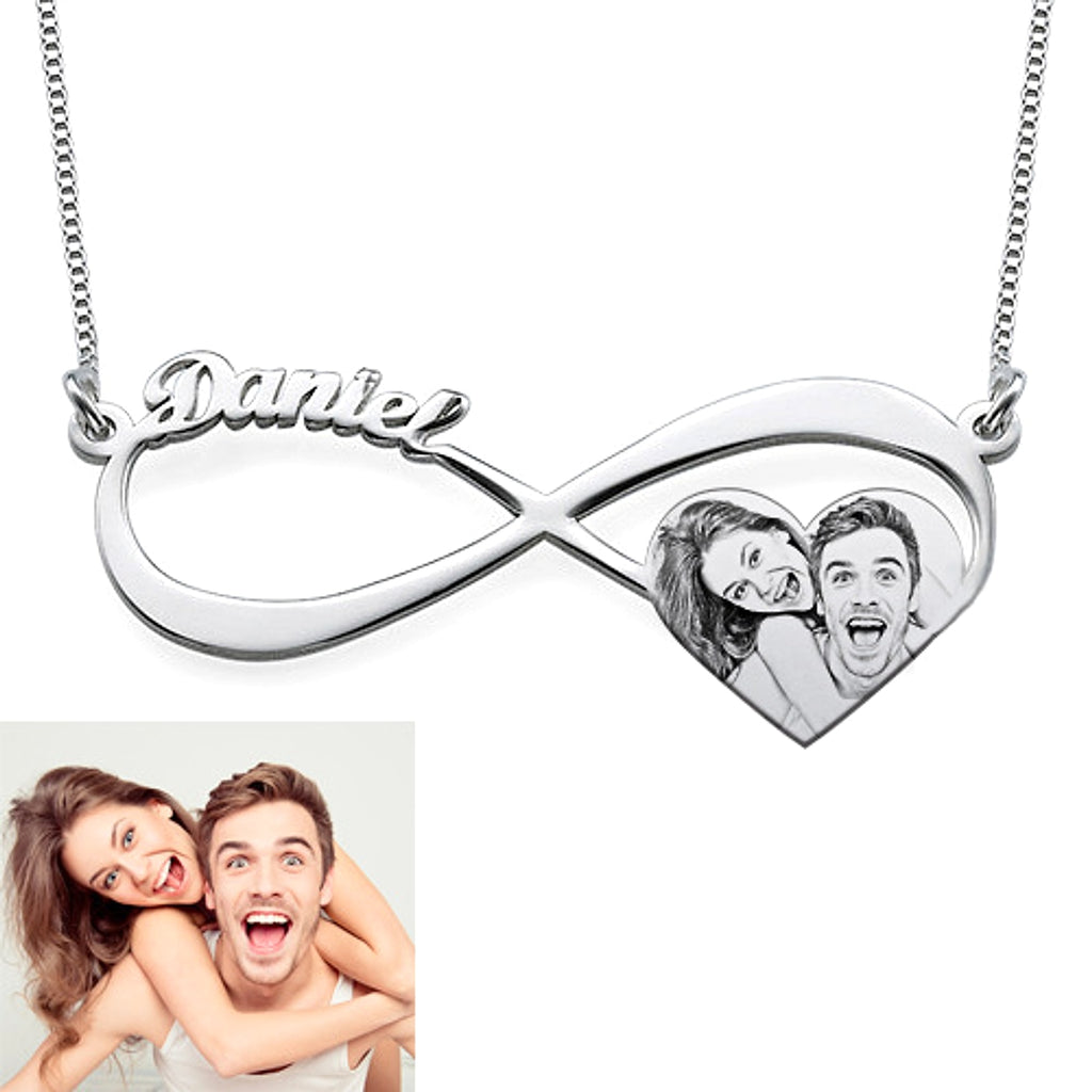 Women's Fashion Infinite Photo Necklace - enhanced image 5