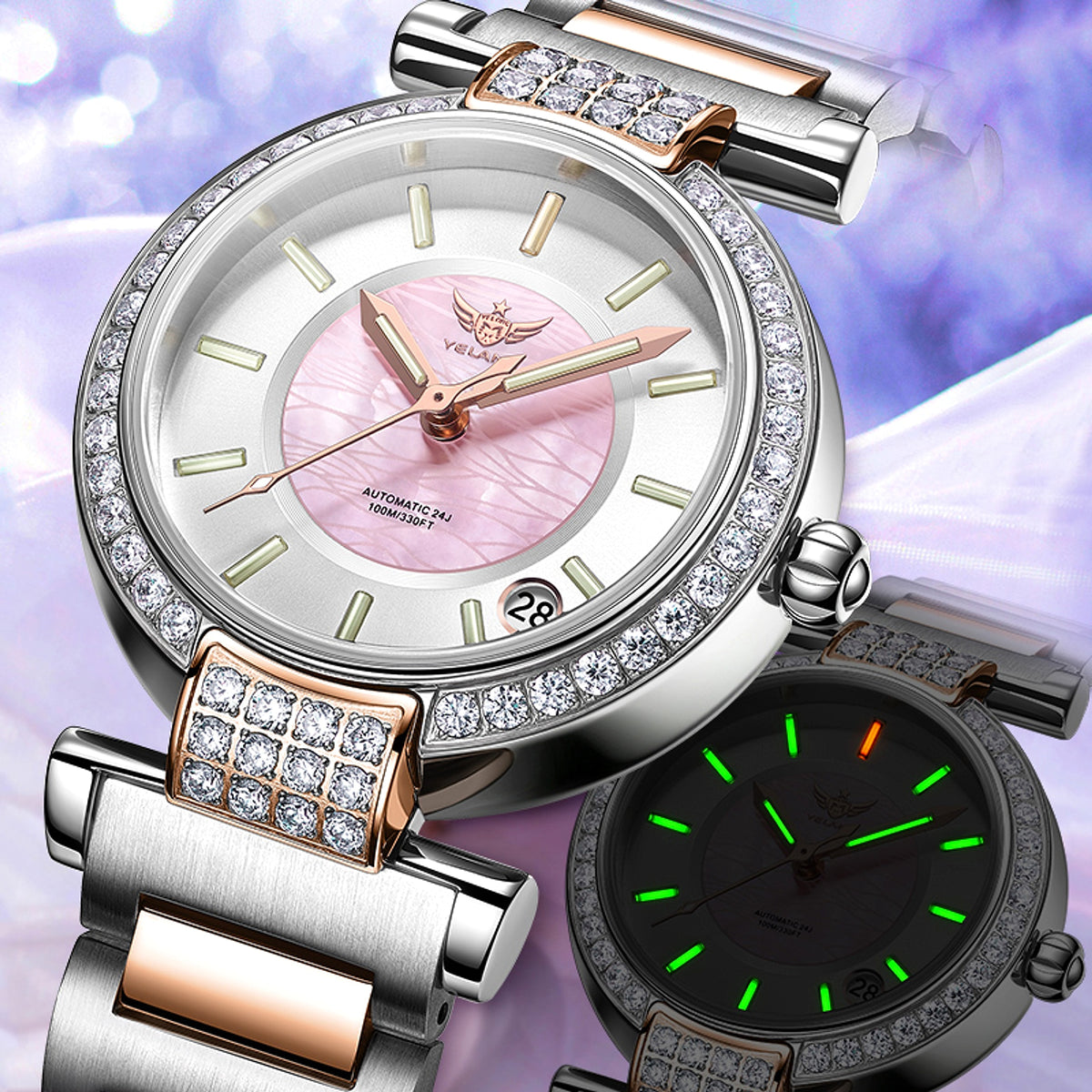 Women's Full-Automatic Waterproof Mechanical Watch – Precision Meets Elegance - enhanced image 5