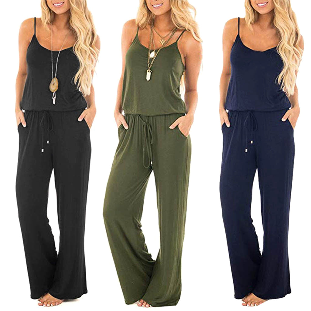 Women's suspenders jumpsuit - enhanced image 5