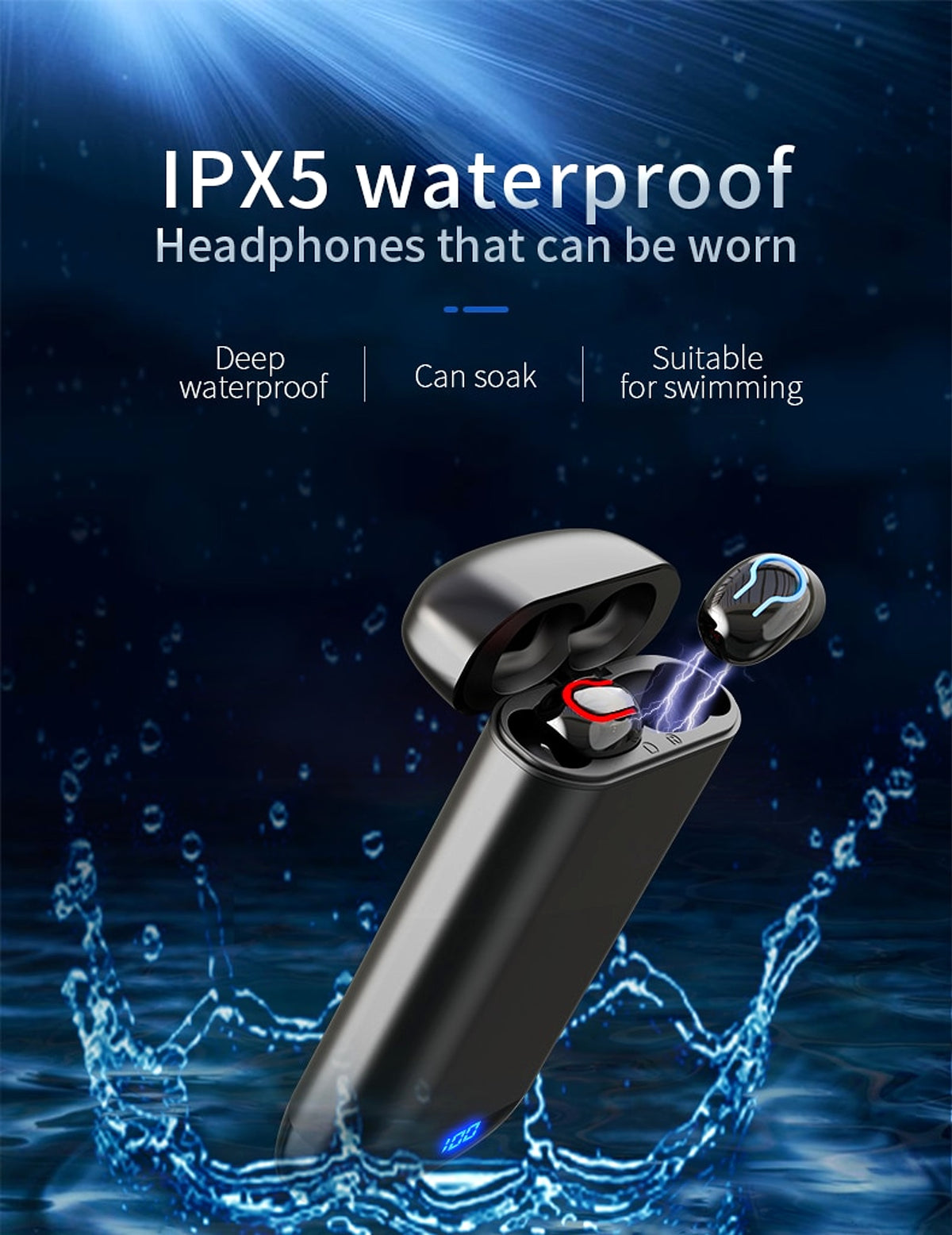 PulseCharge™ TWS Pro – Wireless Headset with Digital Display & Power Bank Case Smart Sound - enhanced image 5