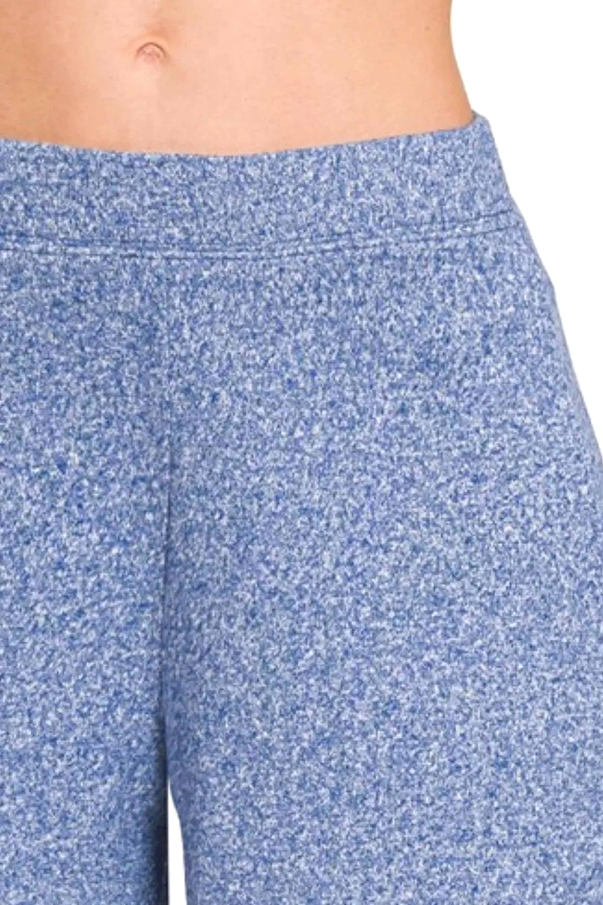 Zenana Soft Melange Hacci Elastic Waisted Shorts - enhanced image 5