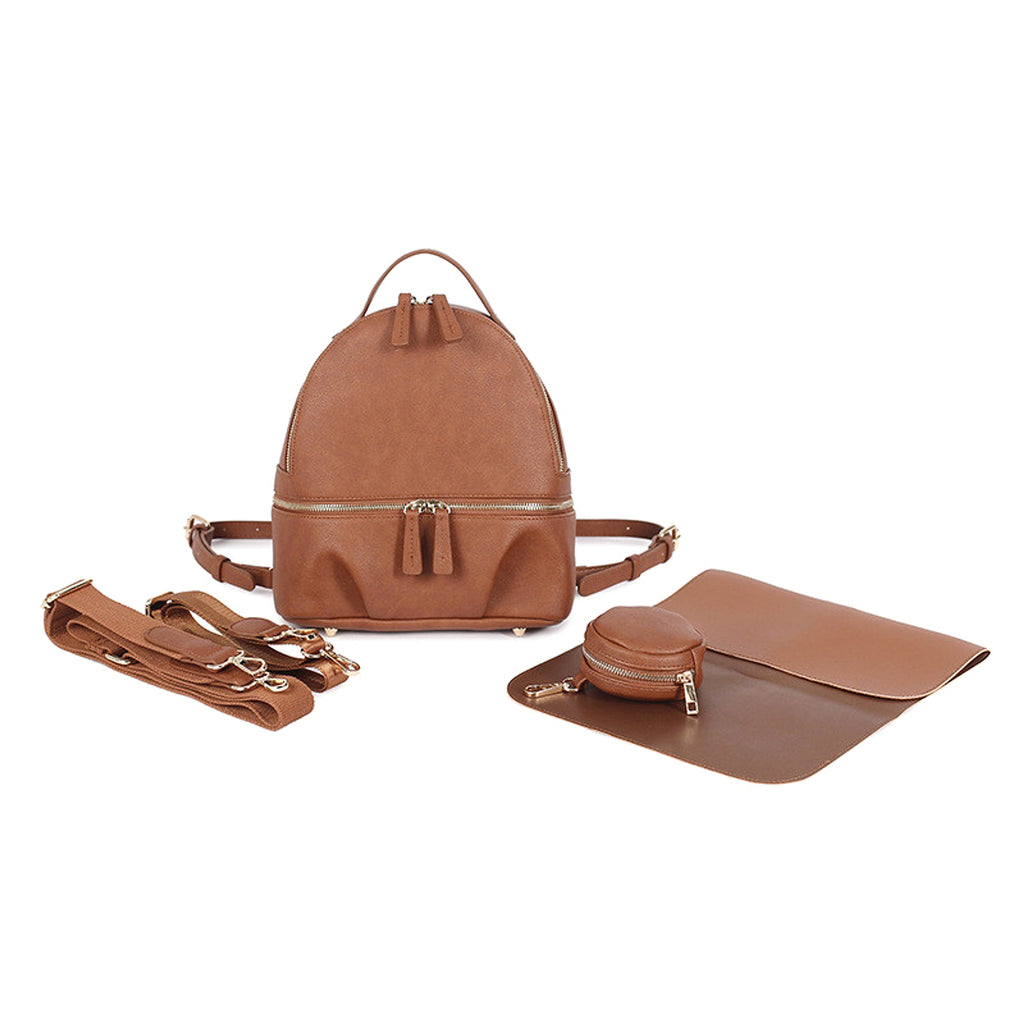 ALLFASHION™ – MiniLeather UrbanMOM Backpack - enhanced image 6