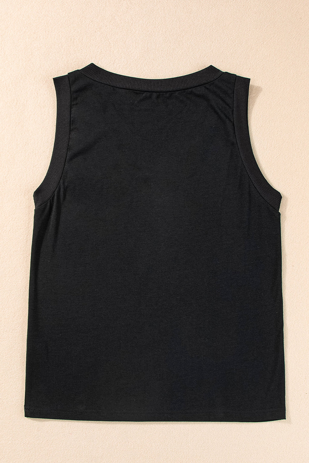 Black Cowgirl Floral Boots Printed Tank Top - enhanced image 6