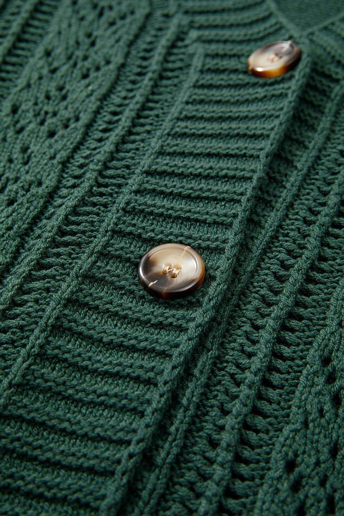 Canton Open Knit Drop Shoulder Sweater Cardigan - enhanced image 6