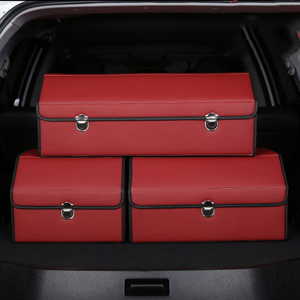 CarVault™ – Foldable Car Trunk Storage Box (Leather Style) - enhanced image 6