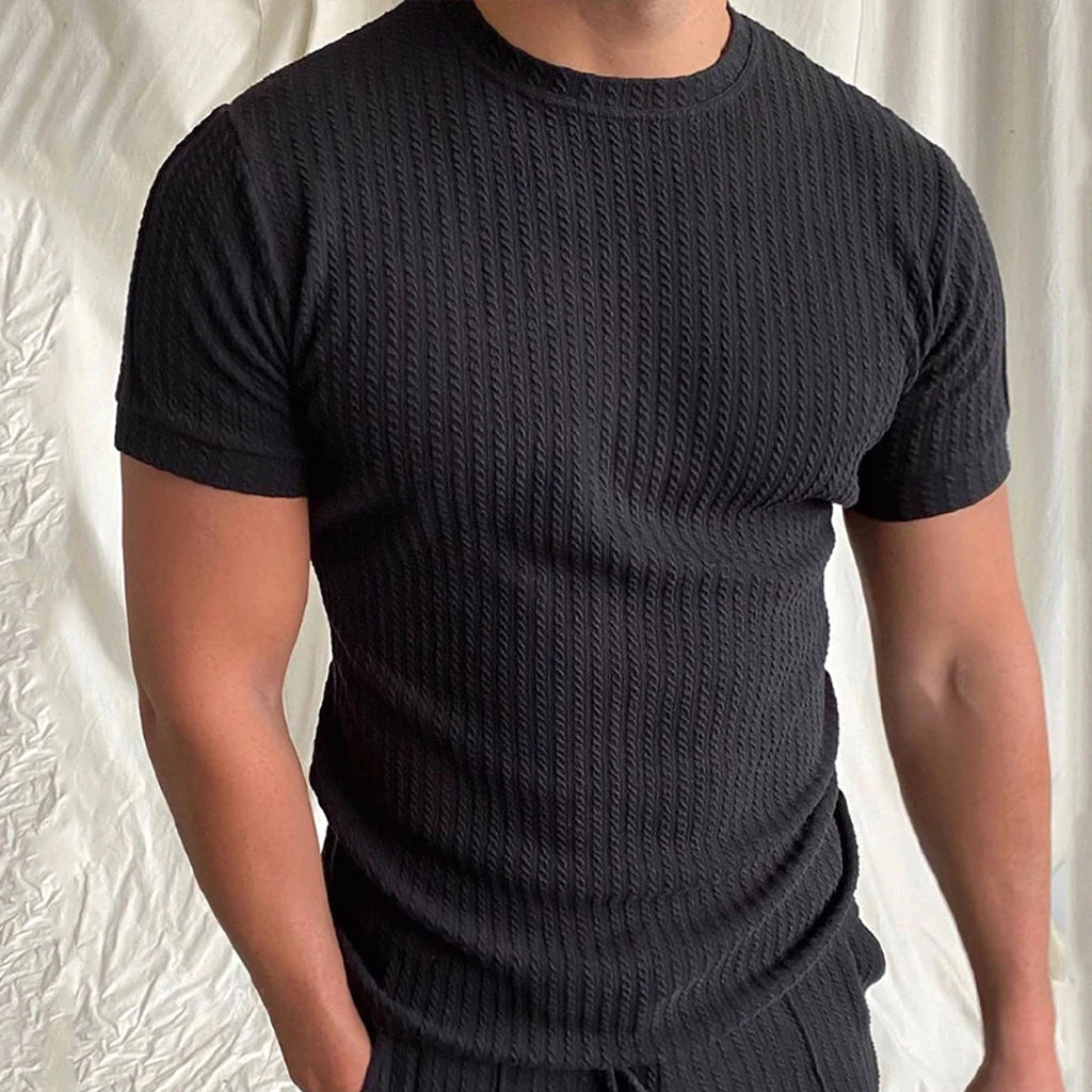 A1. Casual Solid Color Sports Suit (Tracksuit) - enhanced image 6