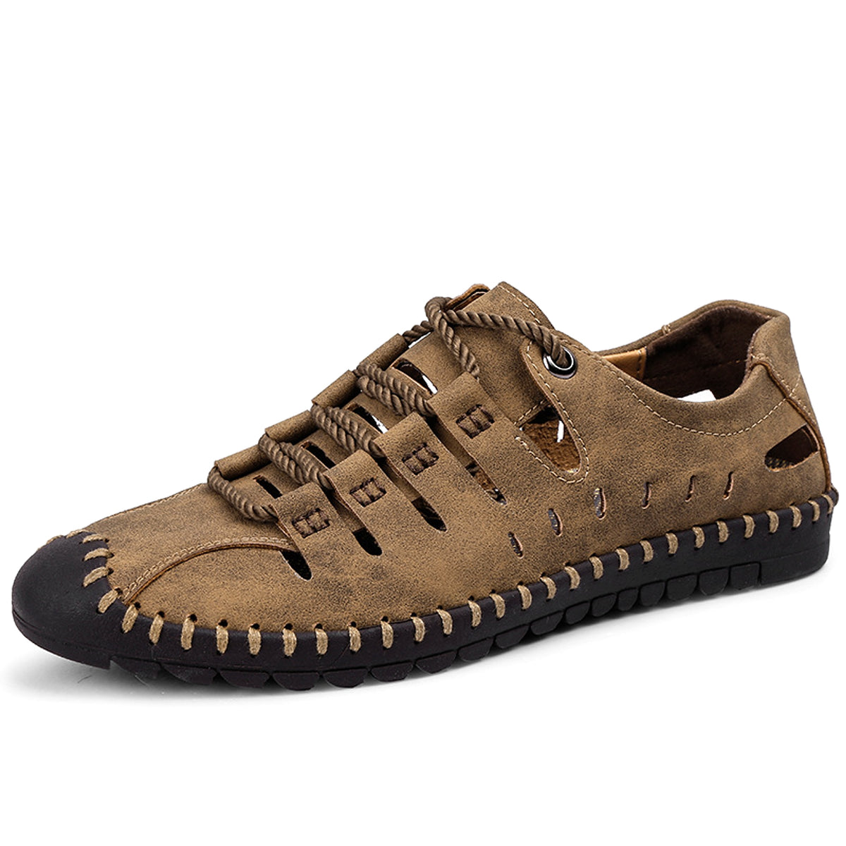 Comfortable Soft Sole Outdoor Casual Leather Shoes Men & Women - enhanced image 6
