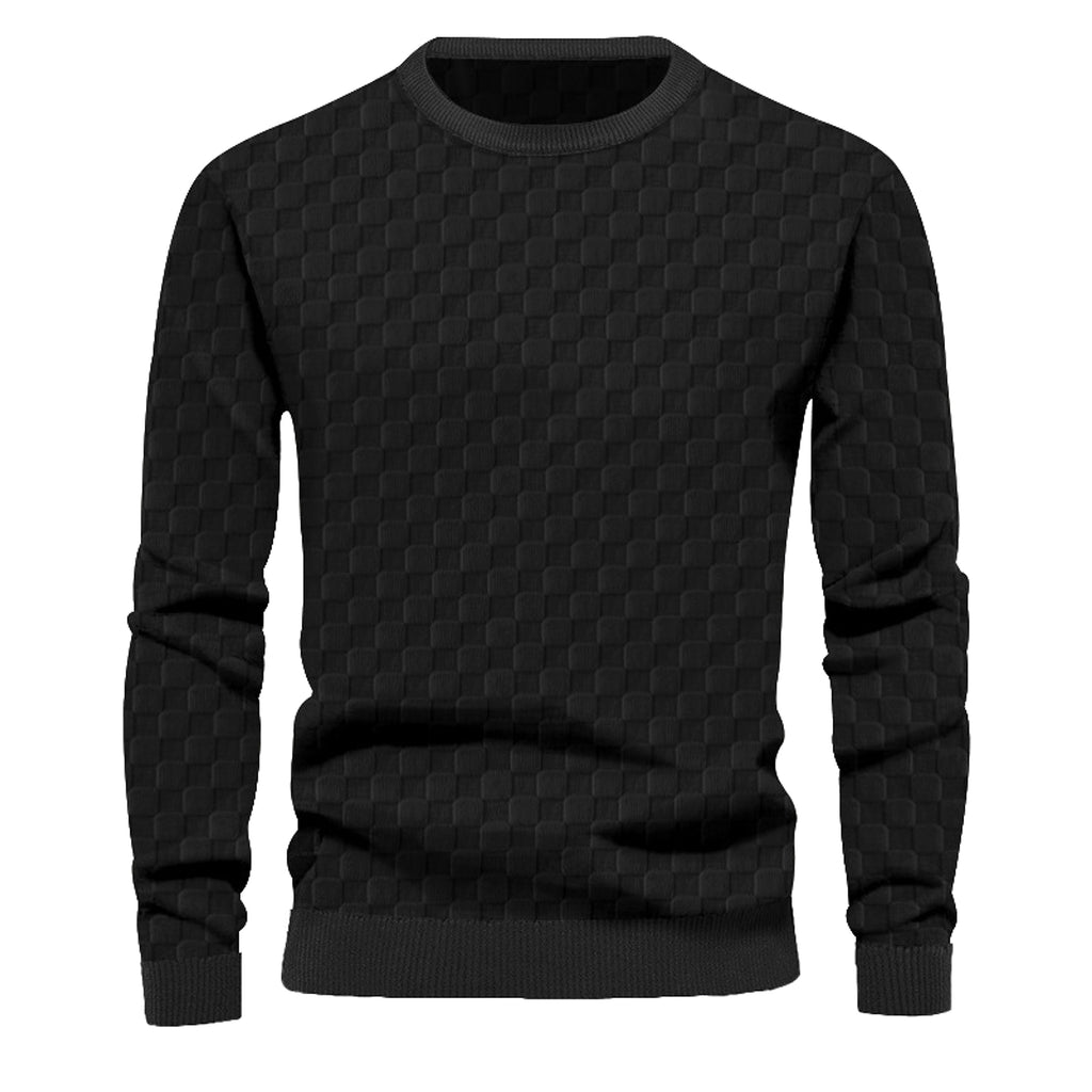 Crew Neck Casual Base Long Sleeve T-Shirt Men - enhanced image 6
