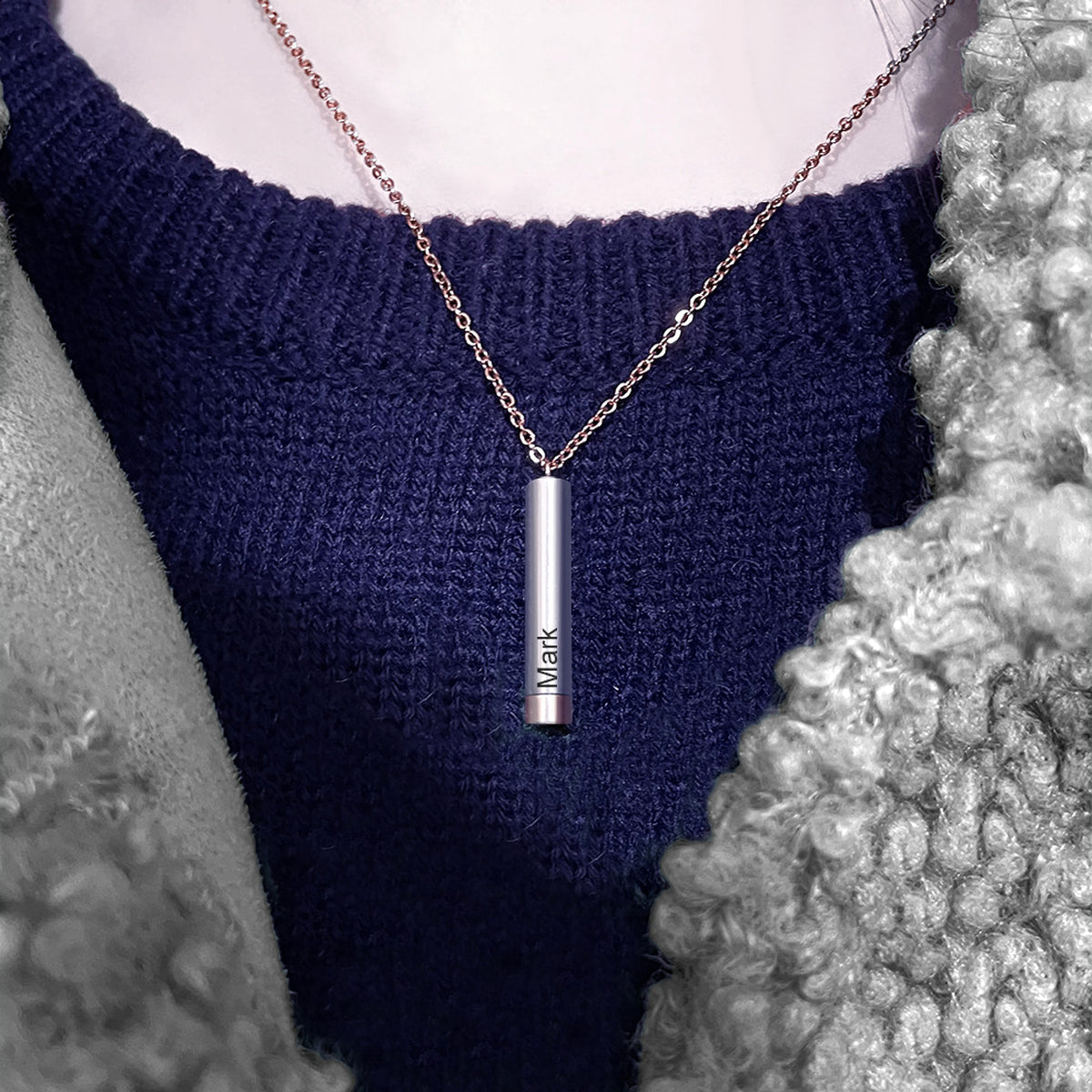 Personalized Lovers Name Necklace – Elegant Custom Jewelry for a Special Connection - enhanced image 6