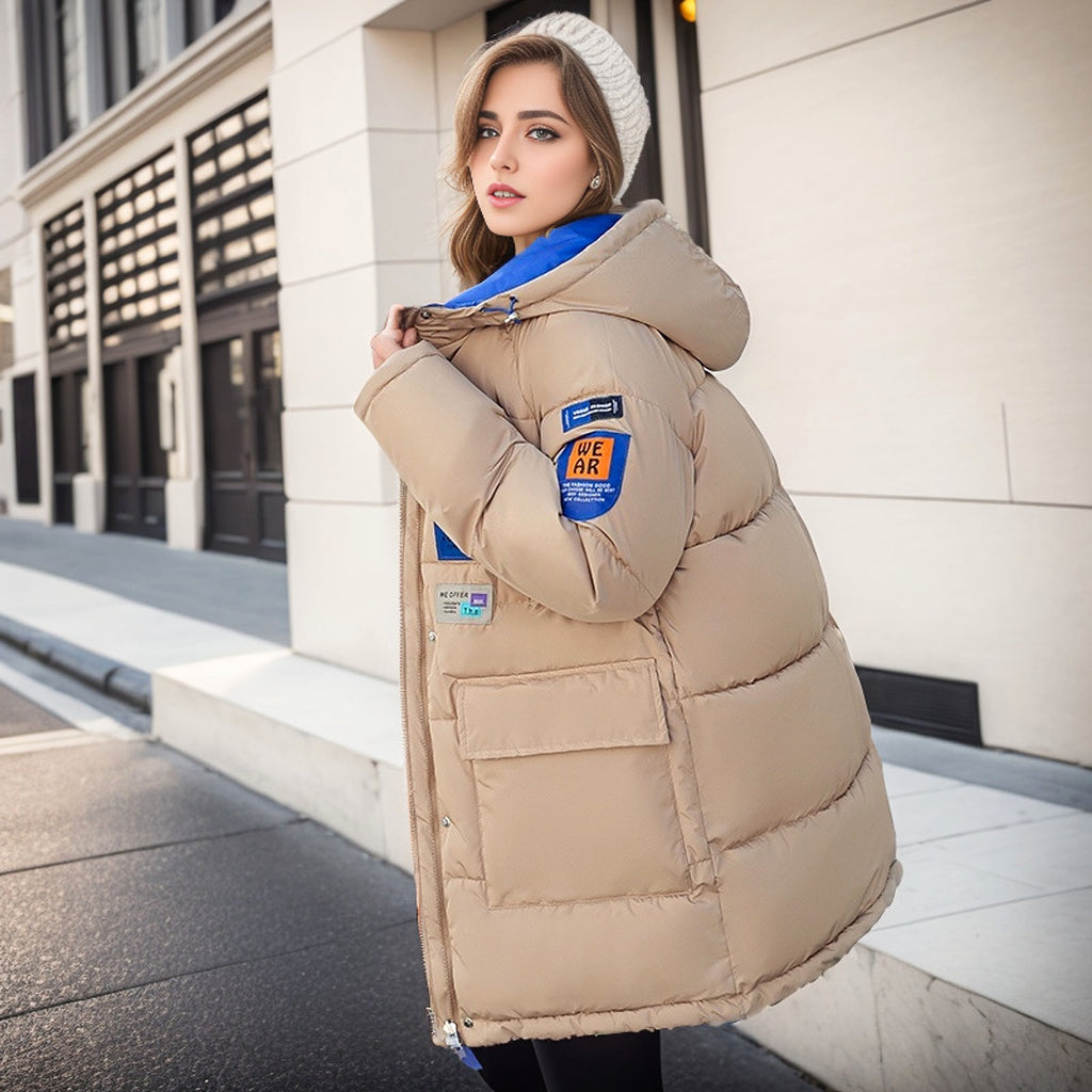 Double Sided Down Cotton Jacket For Women - enhanced image 6