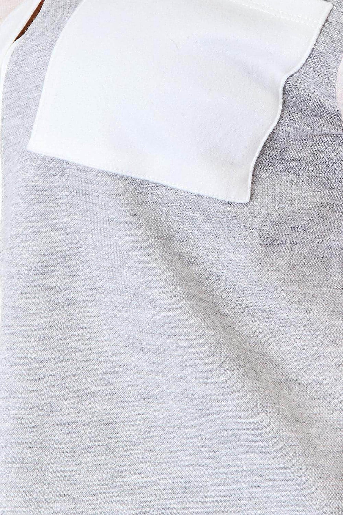 Double Take Color Block Curved Hem Shirt - enhanced image 6