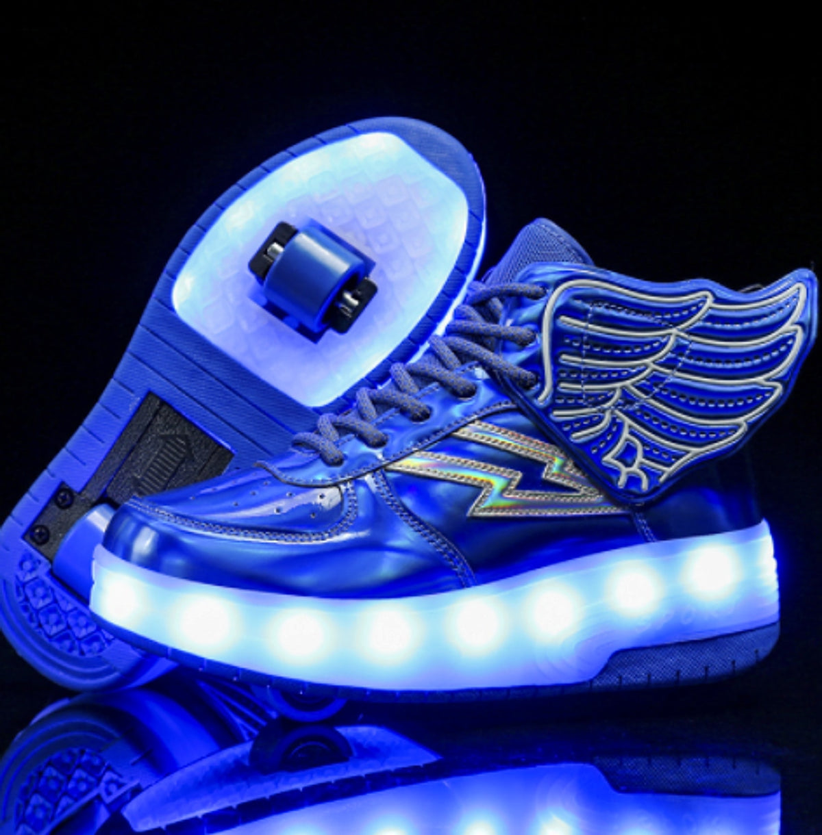 Double Wheel Led Light Shoes Wheel Student Roller Skates - enhanced image 6