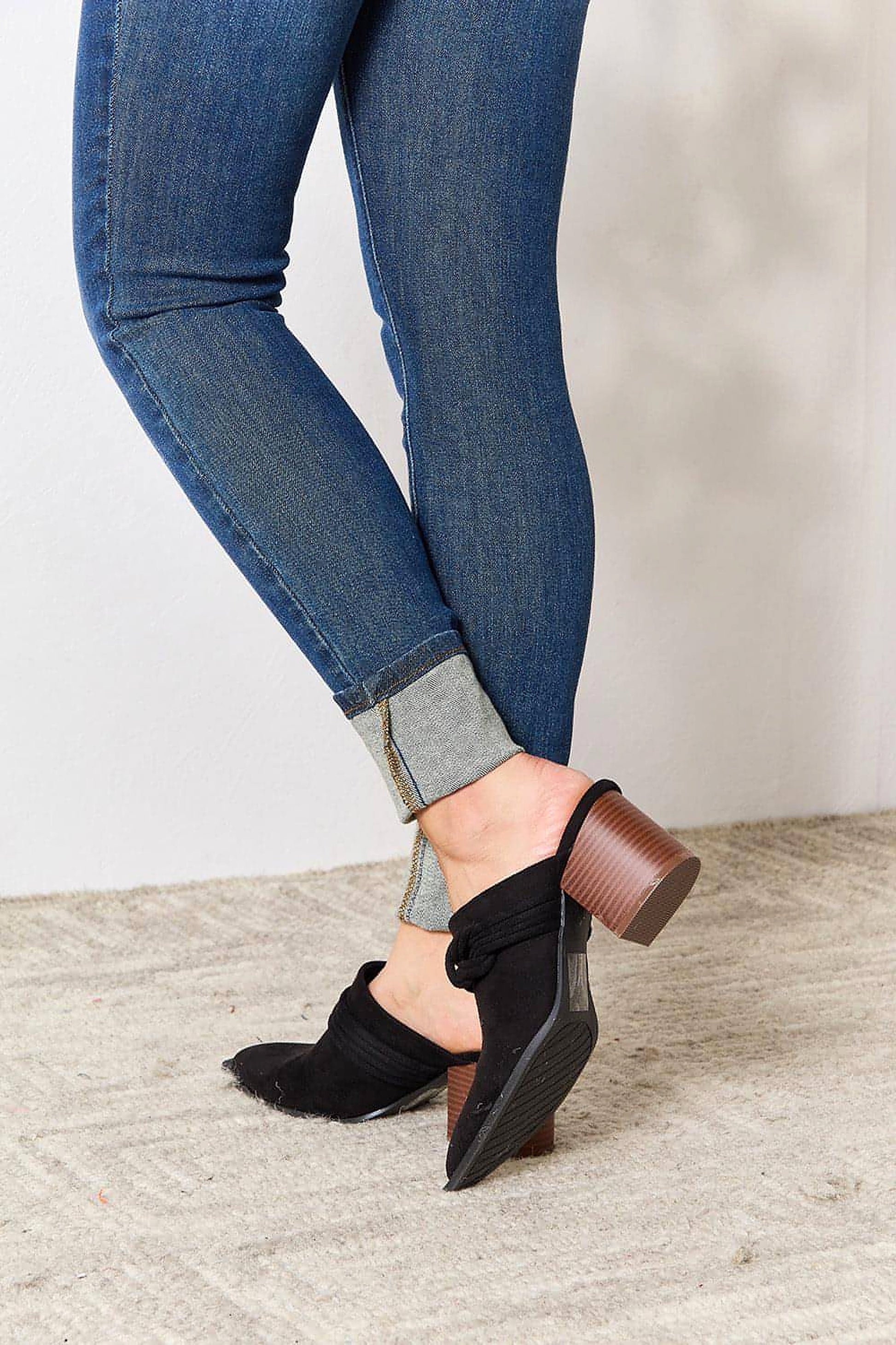 East Lion Corp Pointed-Toe Braided Trim Mules - enhanced image 6