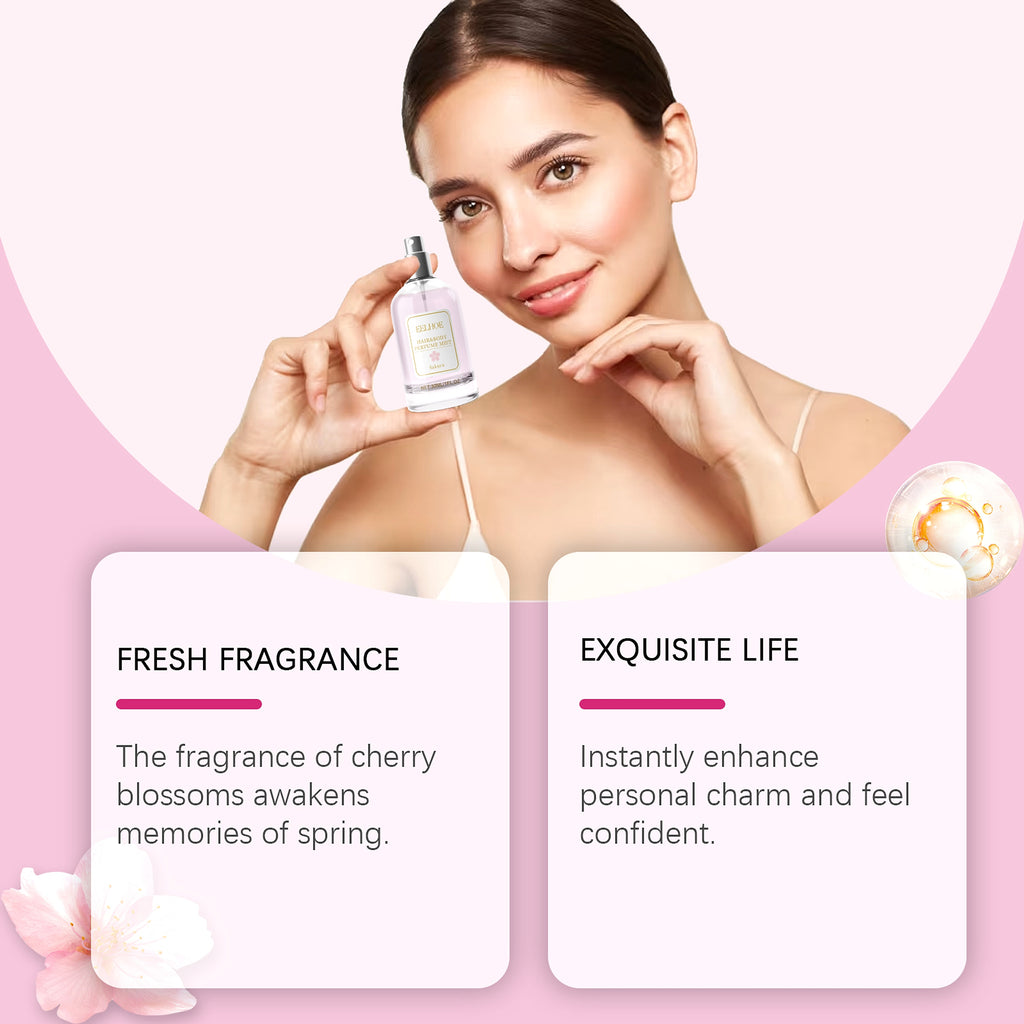 EELHOE Cherry Blossom Body Hair Eau De Parfum Spra Natural Niche Eau De Parfum Spray - enhanced image 6