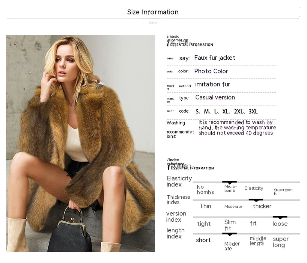 A.1 Fall Winter Fashion Mid-length Coat Set Warm Jacket Women - enhanced image 6