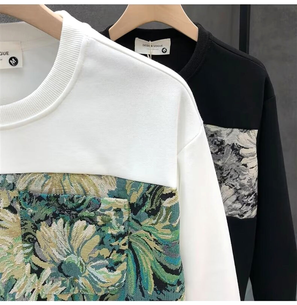 Fashion Brand Crew Neck Pullover Sweatshirt Men - enhanced image 6