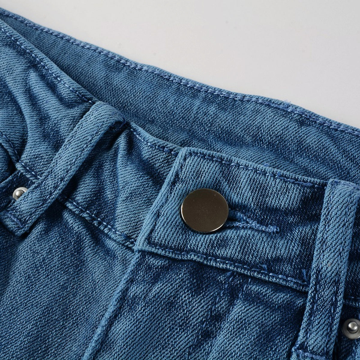 UrbanRift™ – Distressed Mid-Waist Street Jeans - enhanced image 6