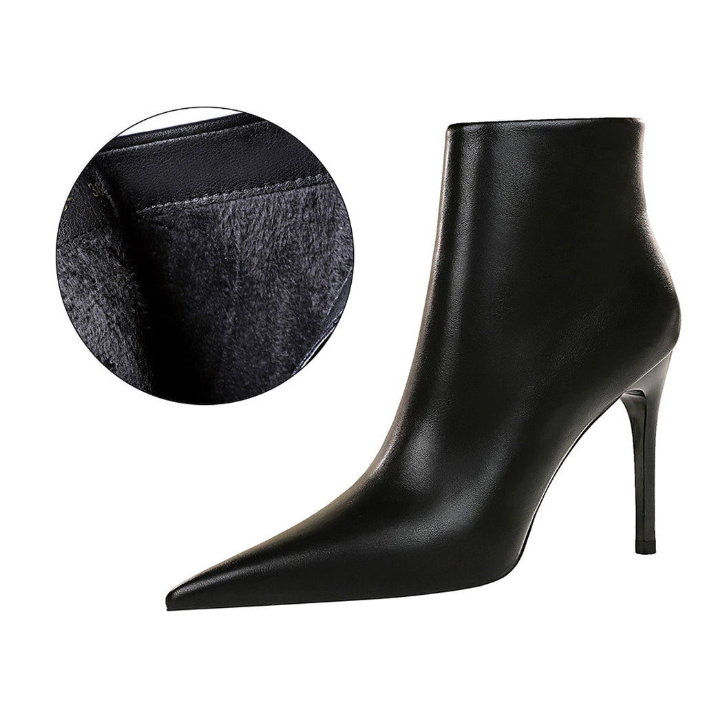 Thin Heel High Heel Thin Boots - enhanced image 6