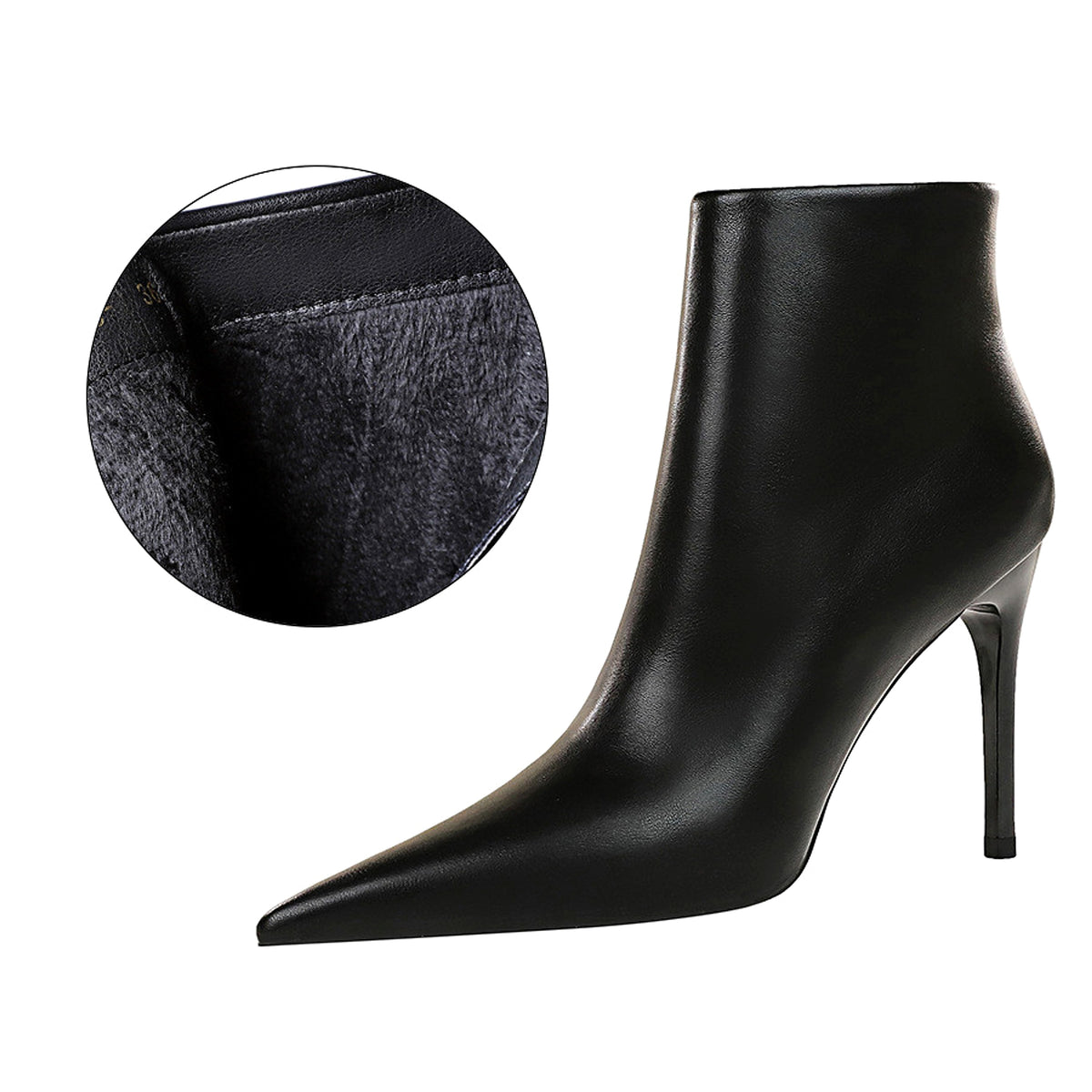 Thin Heel High Heel Thin Boots - enhanced image 6