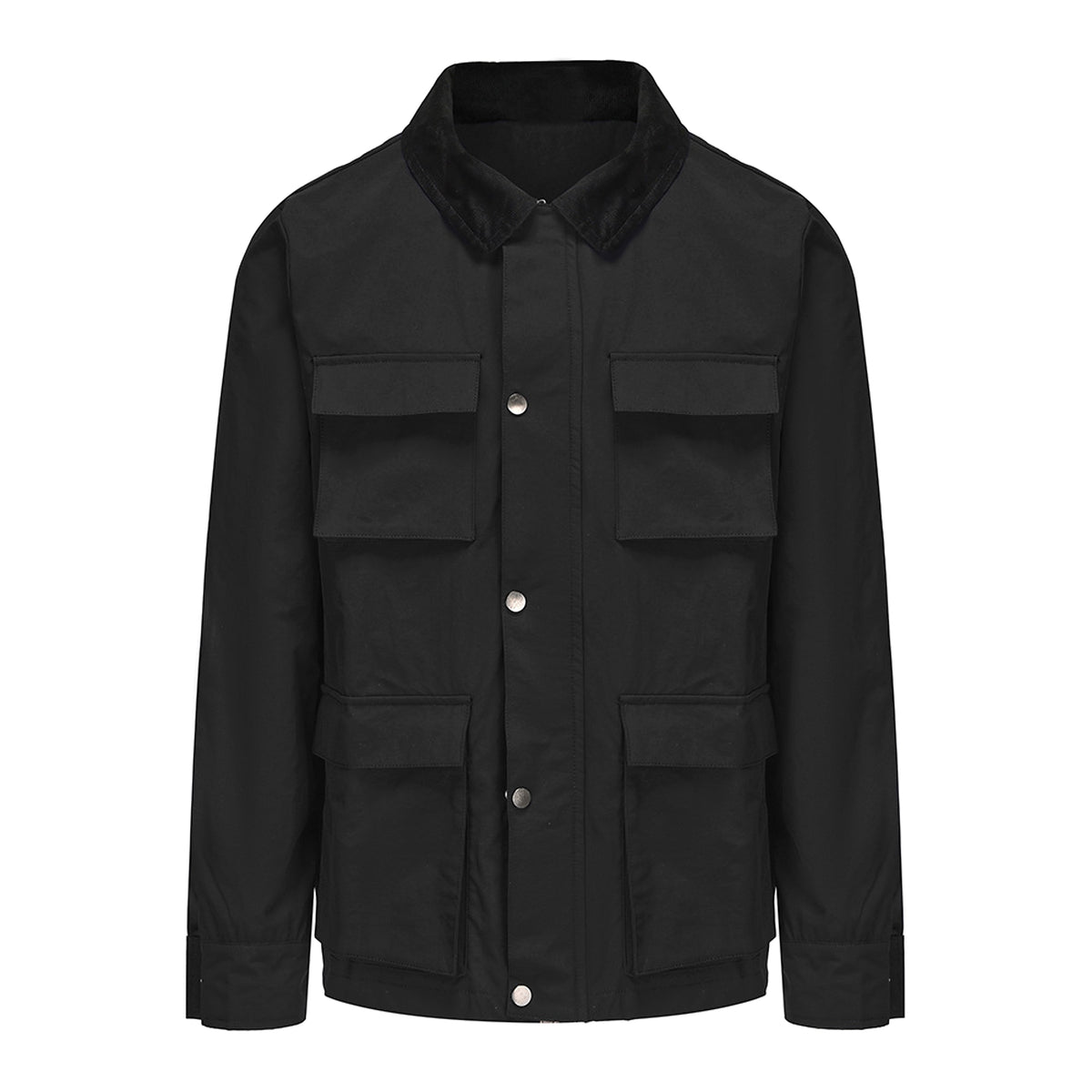 Fashion Solid Color Zipper Jacket Jacket Men - enhanced image 6