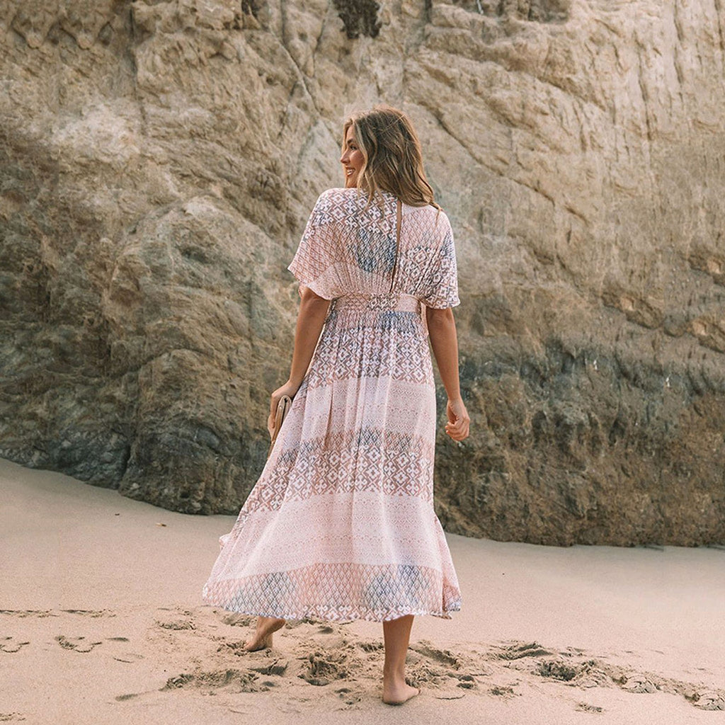 Fashion Spring Printing Dress Women - enhanced image 6