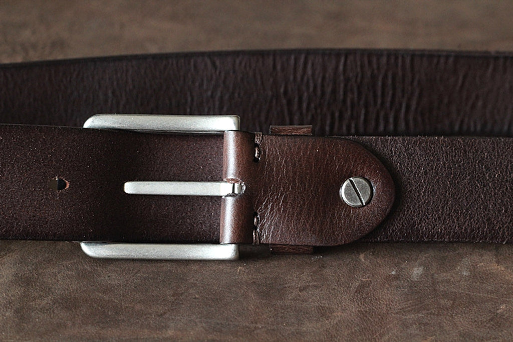 First Layer Cowhide Handmade Belt Men's Pin Buckle Belt