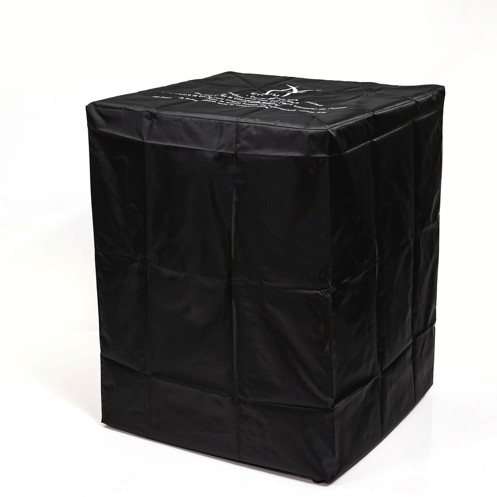 FlameHaven™ – Wicker Propane Fire Pit Column with Glass Wind Guard (US Warehouse) - enhanced image 6