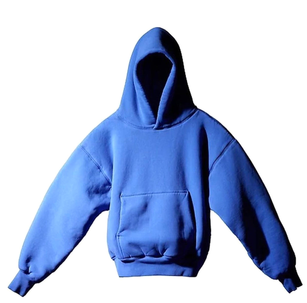 Fleece-lined Solid Color Hooded Sweater For Men - enhanced image 6