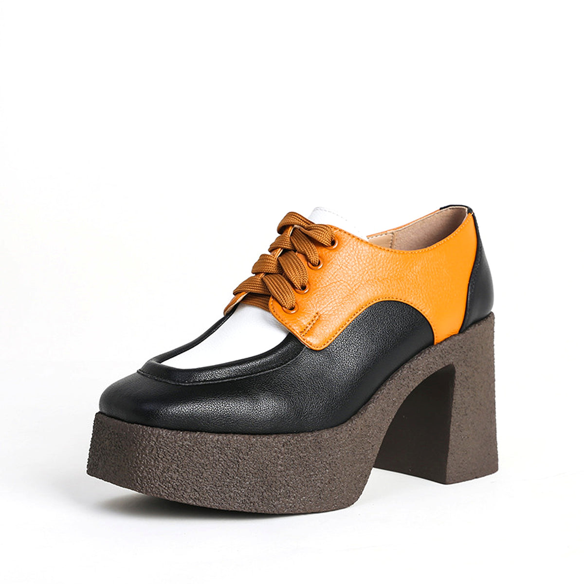 Heighten the thick heel shoe - enhanced image 6