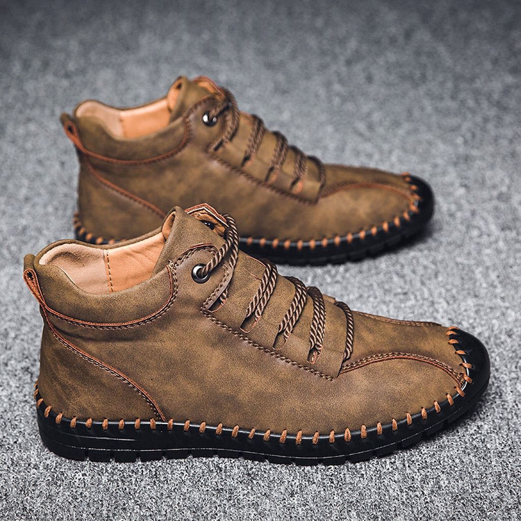 Hercule - Bottines en Cuir avec Lacets - enhanced image 6