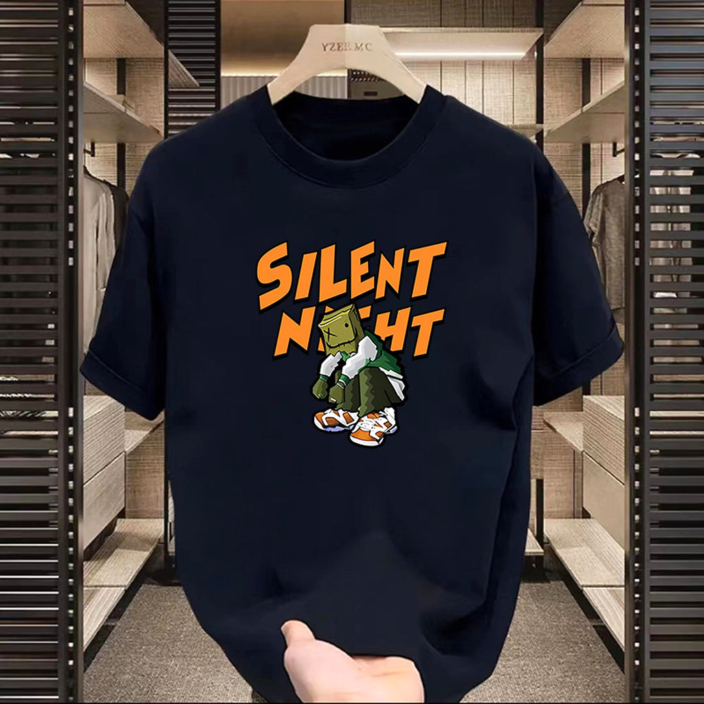 High Street Motorcycle Printed Short-sleeved T-shirt Men - enhanced image 6