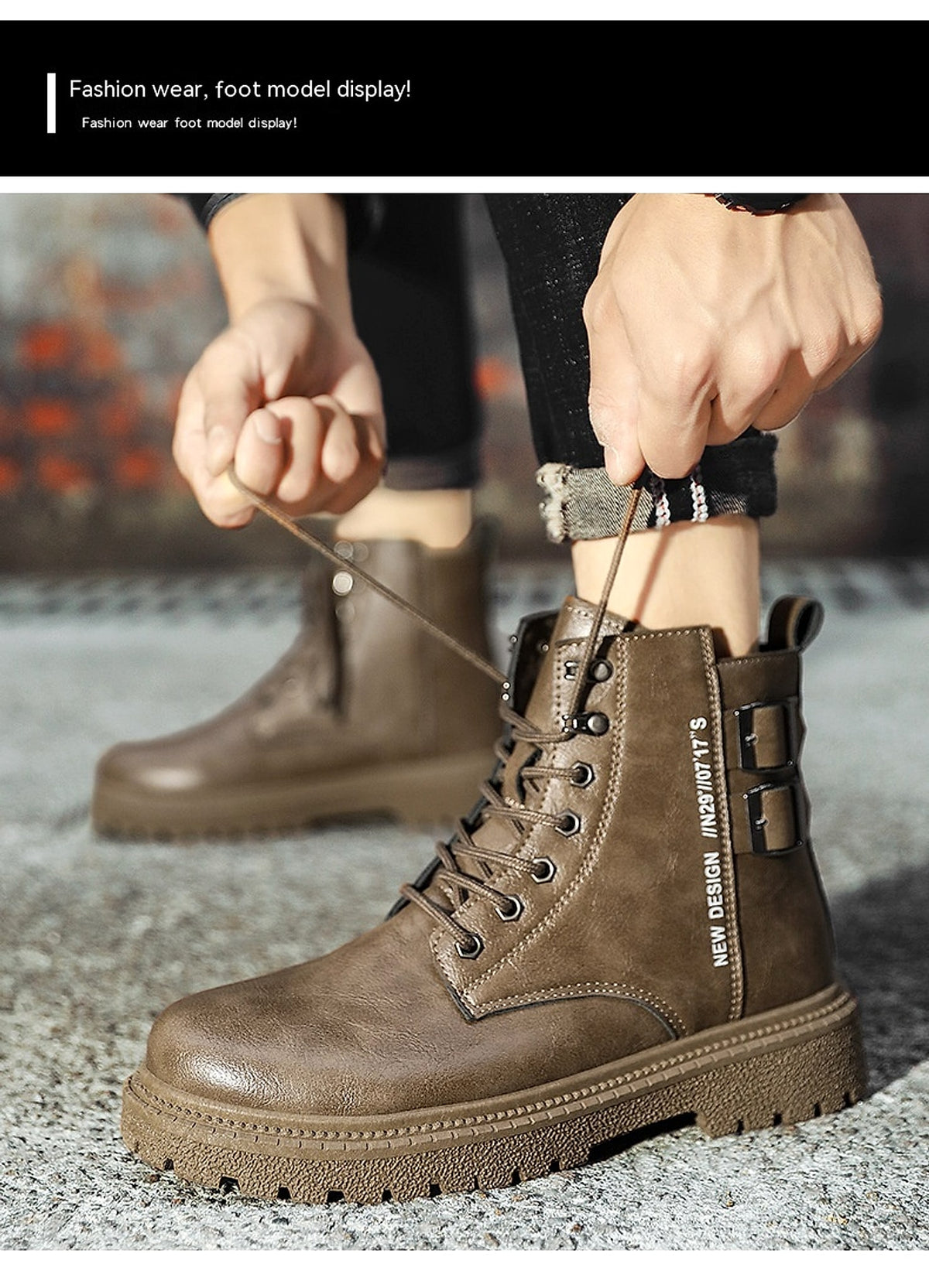 Winter Thick Bottom Hiking Boots MEN - enhanced image 6