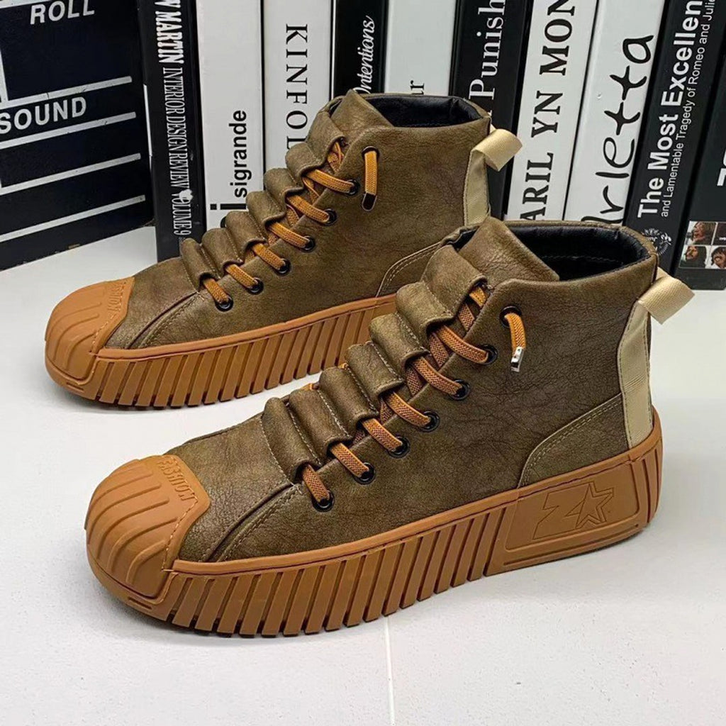 High-Top Thick Bottom Shoes Casual Sneakers - enhanced image 6