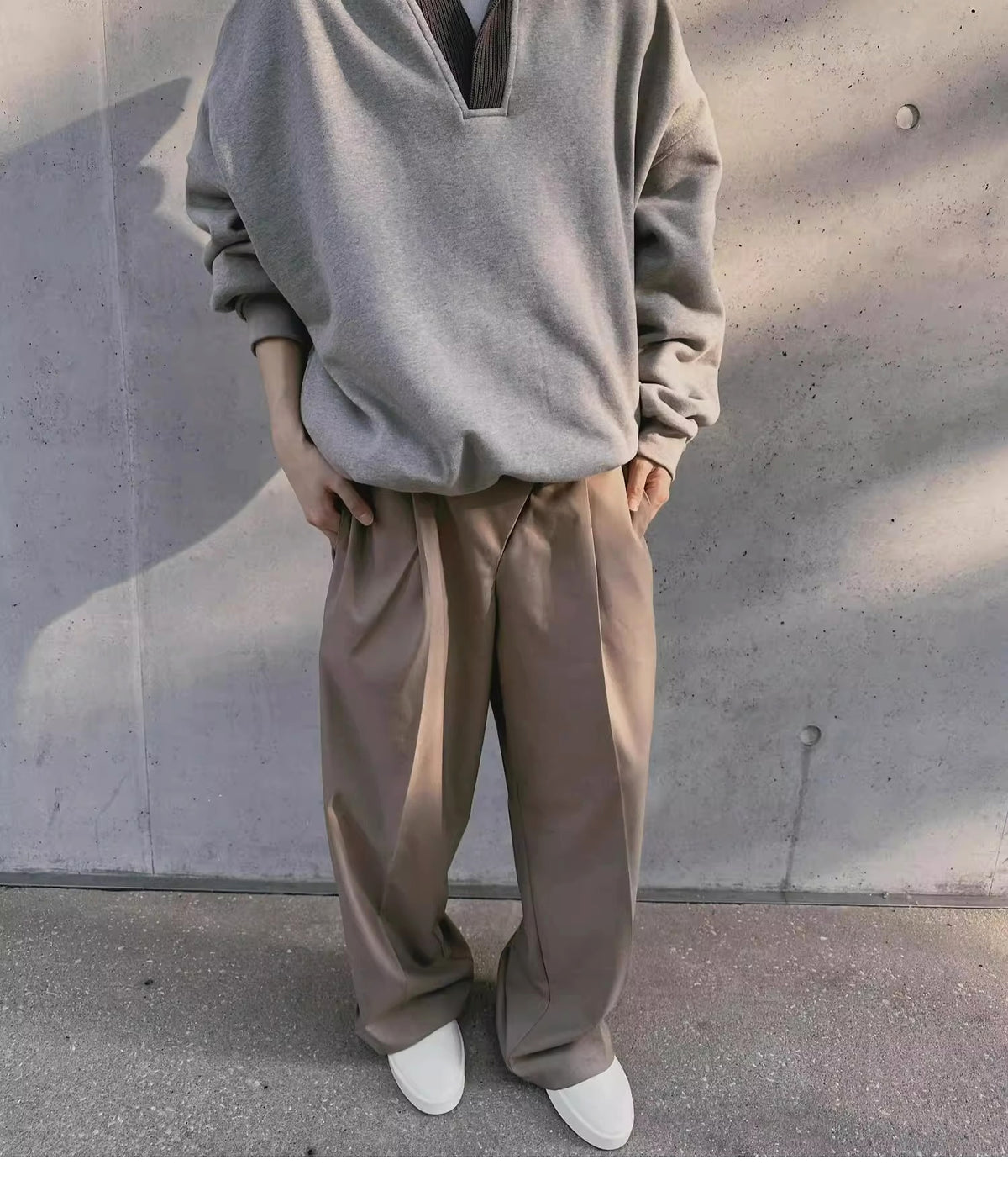 Hooded Sweater Men's Patchwork Coat - enhanced image 6