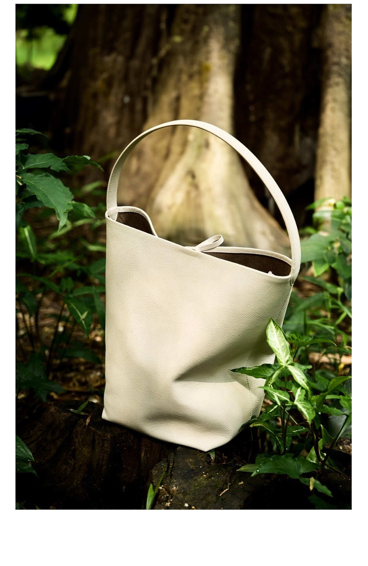 Ideluxe™ – Minimalist Large Capacity Leather Bucket Bag - enhanced image 6