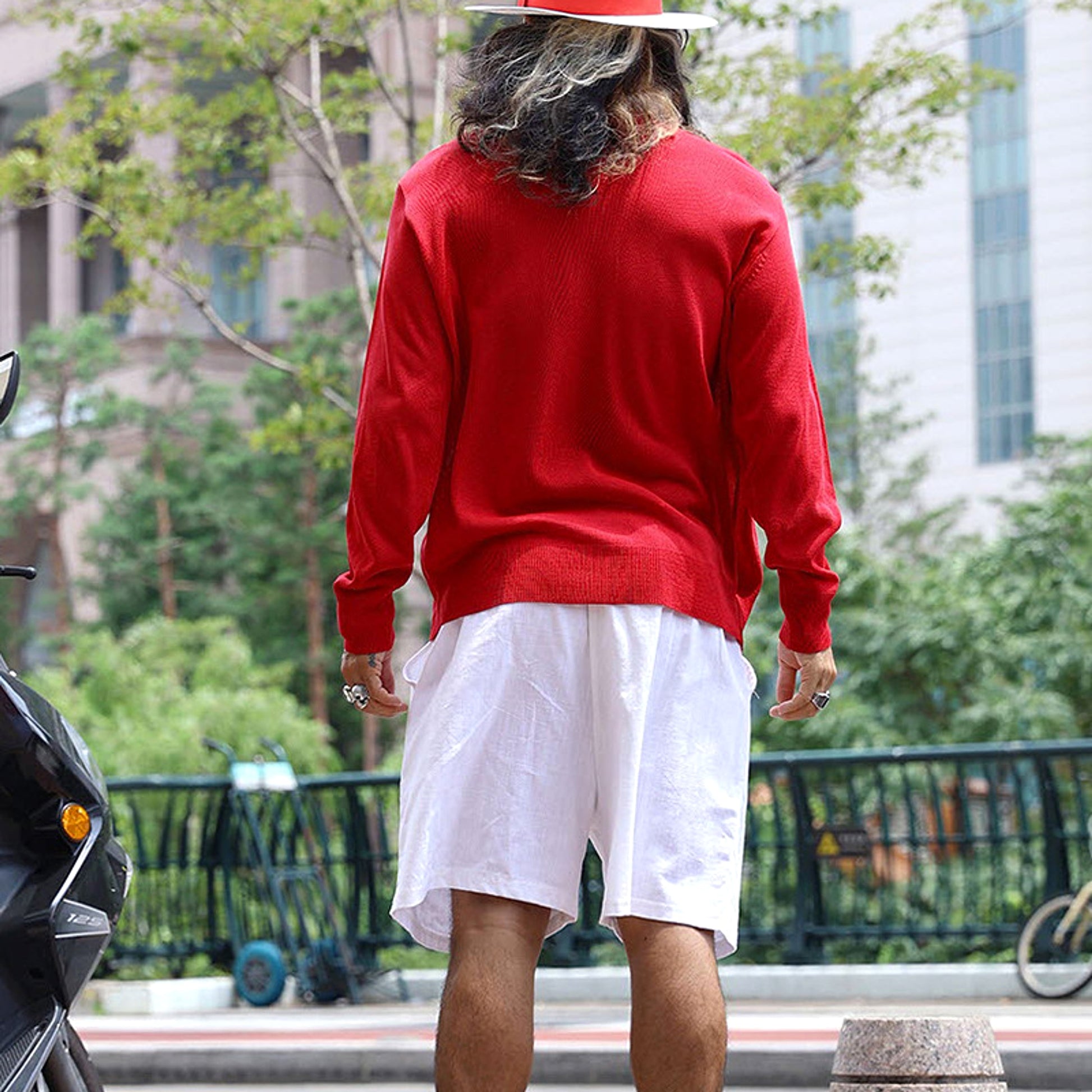 Knitted Sweater Men's Top - enhanced image 6
