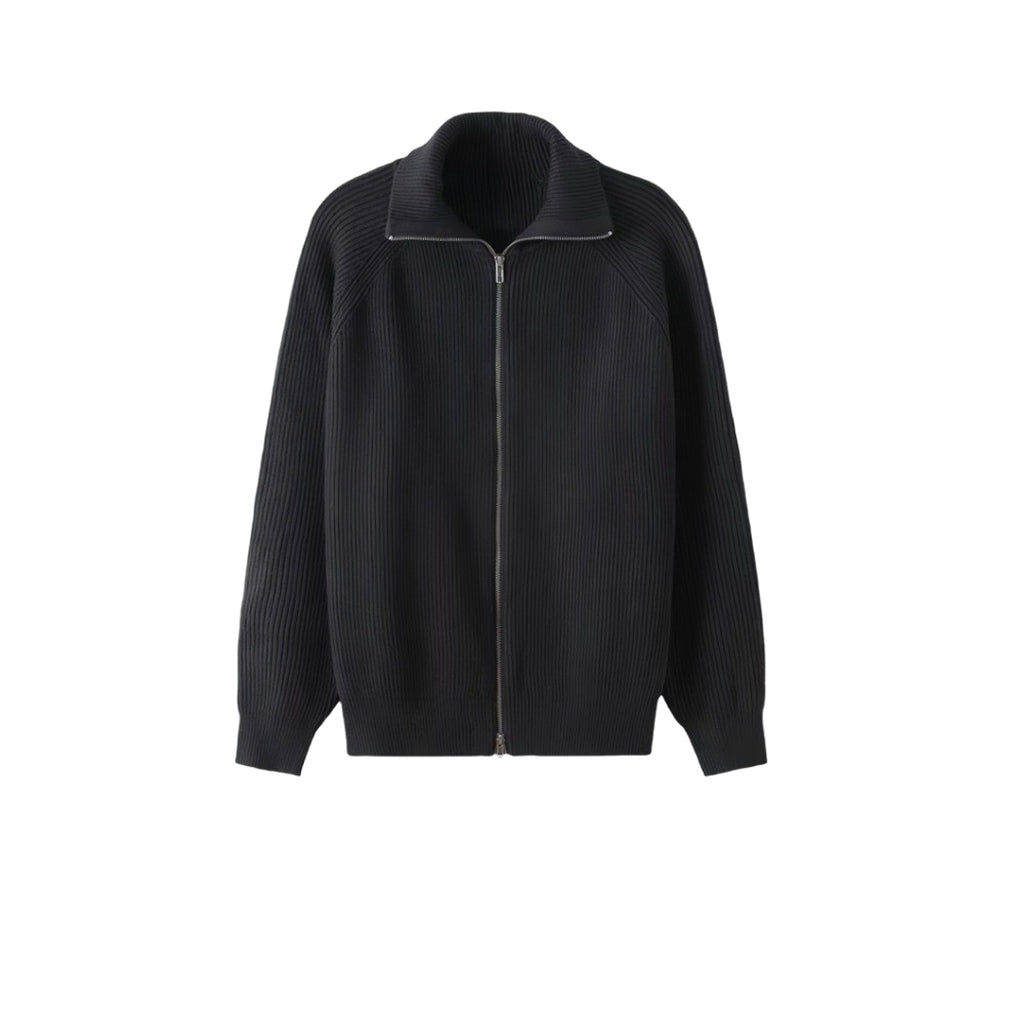 Knitted Zipper Coat Thickened Warm - enhanced image 6