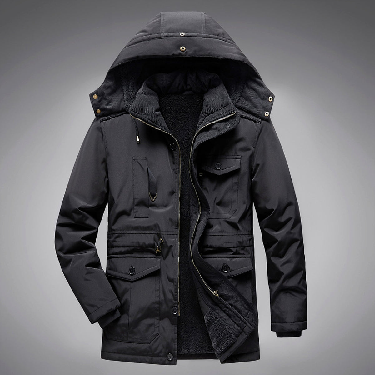 A.1 Lambswool Liner Cotton Coat Jacket Men - enhanced image 6
