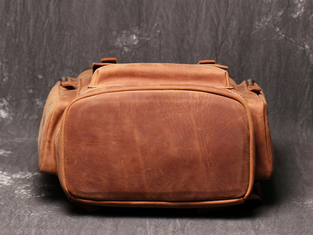 ALLFASHION™ – HeritageLeather Laptop Backpack - enhanced image 6