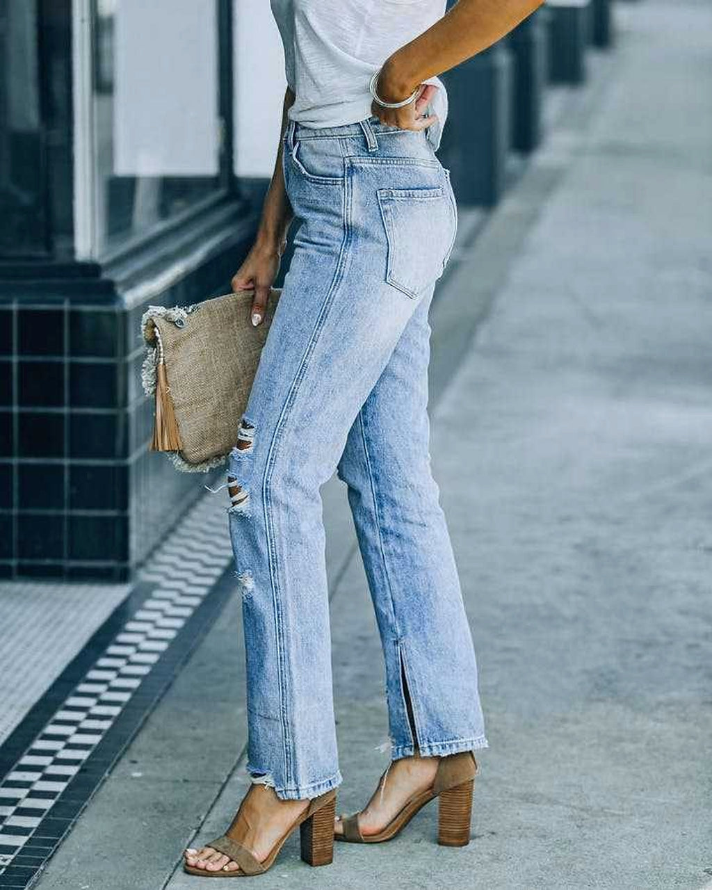 SkyFade™ - Fashion Street Washed Jeans - enhanced image 6