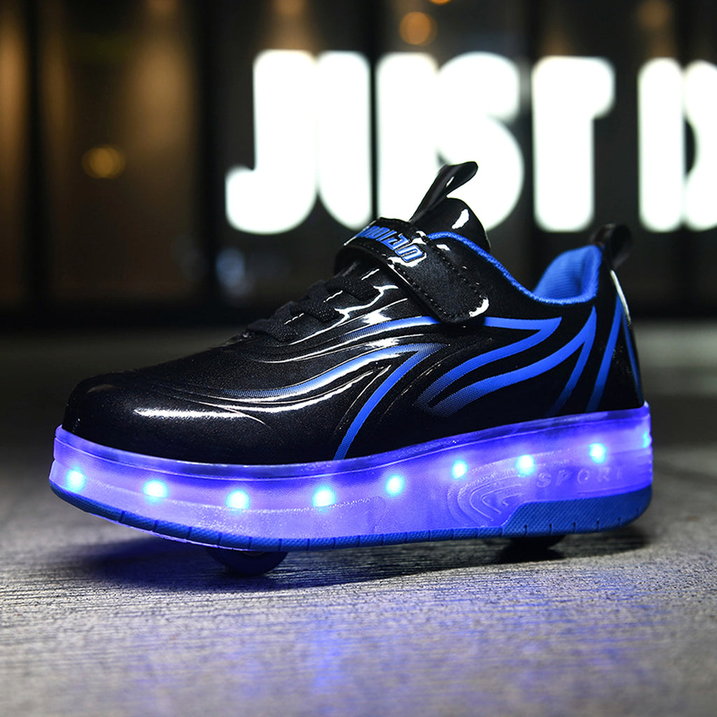 Light Charging Pulley Shoes Single And Double Wheels - enhanced image 6