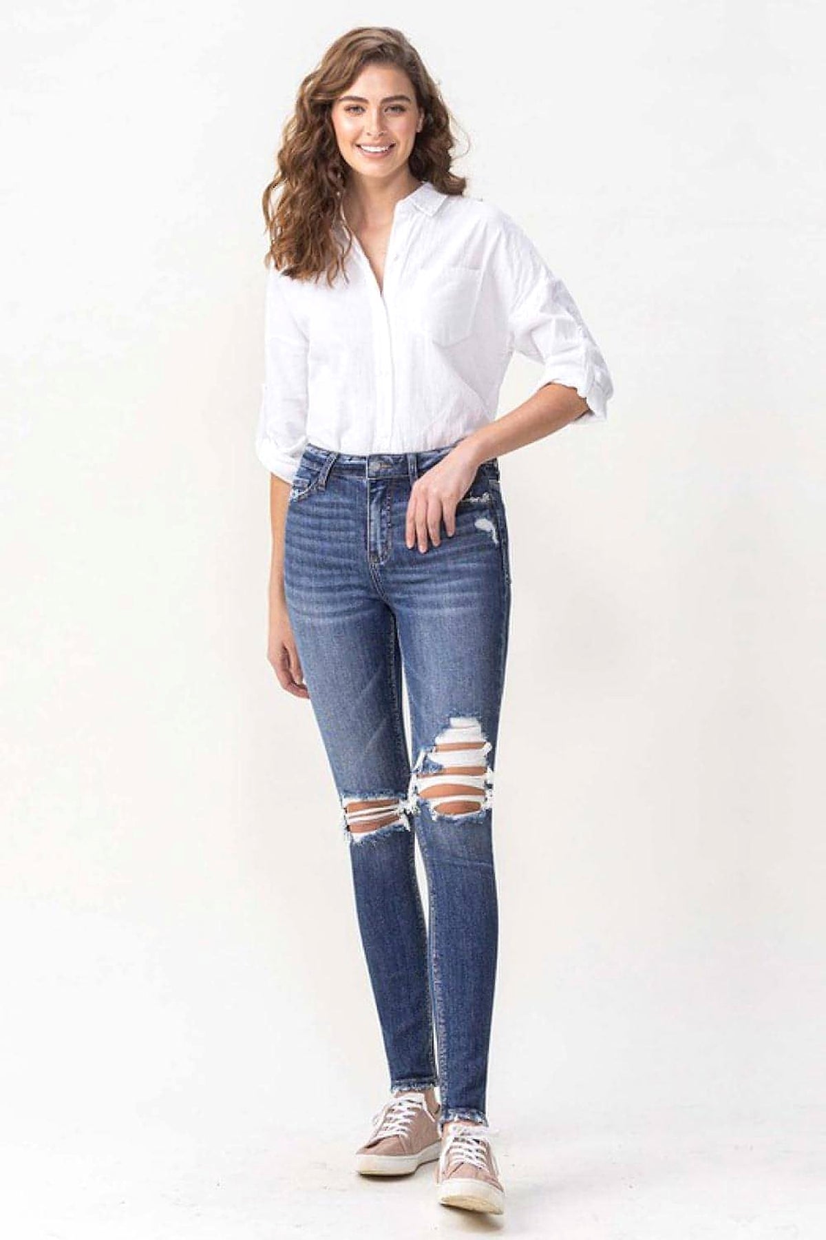 Lovervet Hayden Full Size High Rise Skinny - enhanced image 6
