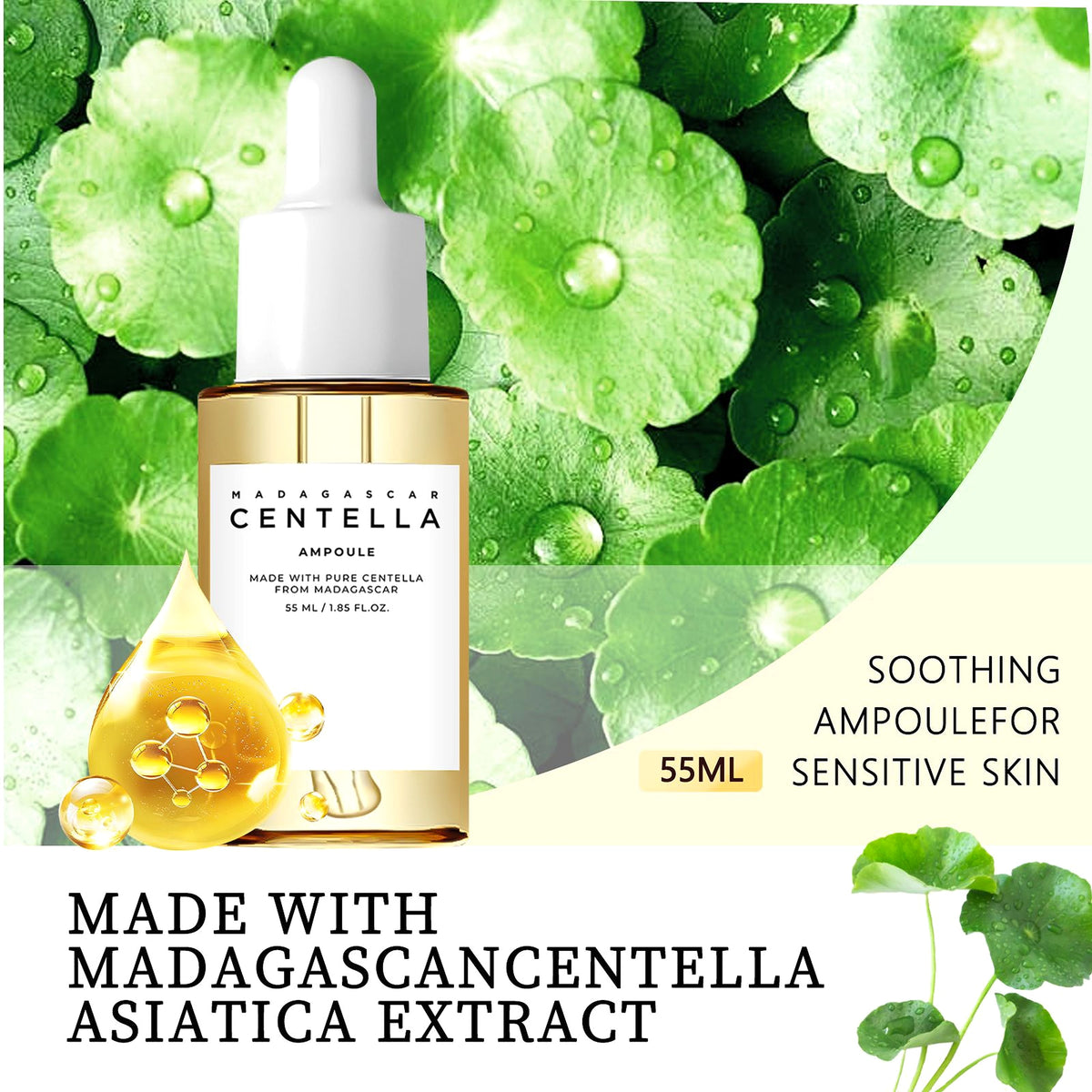 Madagascar Centella Face Serum – Calm, Hydrate & Heal - enhanced image 6