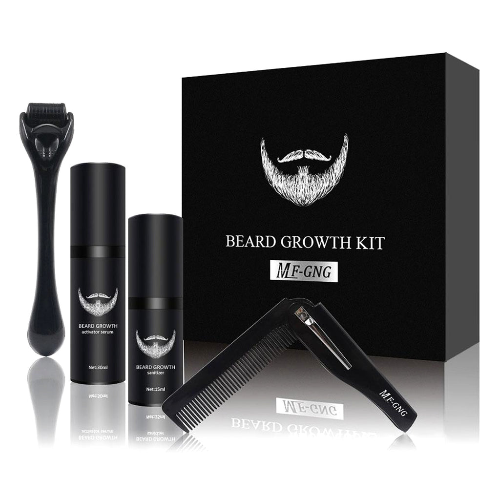 MF-G&NG™ – Beard Growth Kit with Roller & Activating Serum - enhanced image 6
