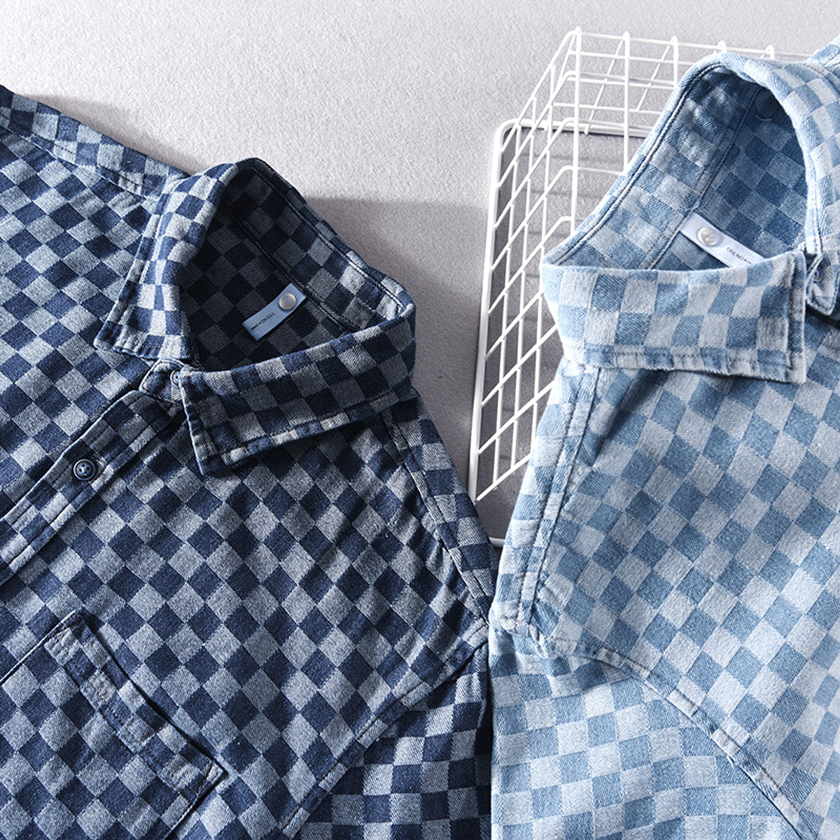 Men DressShirt Casual Cotton - enhanced image 6