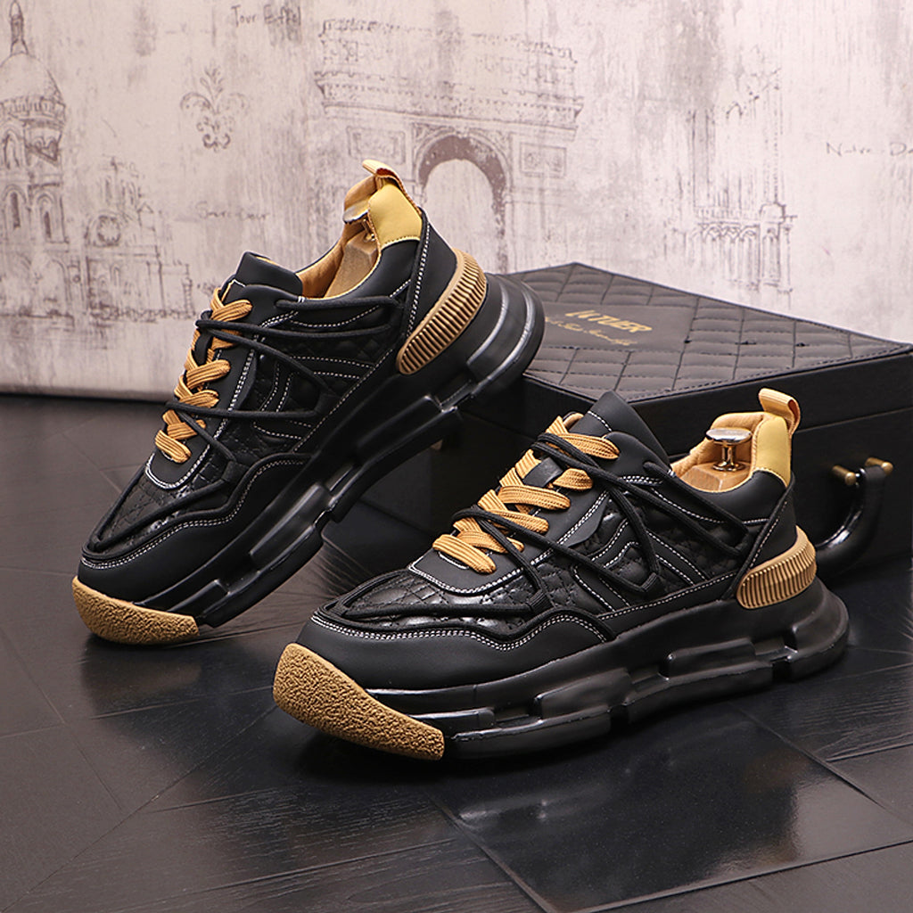 UrbanWalk™ – Colorblock Plush Winter Sneakers for Men - enhanced image 6